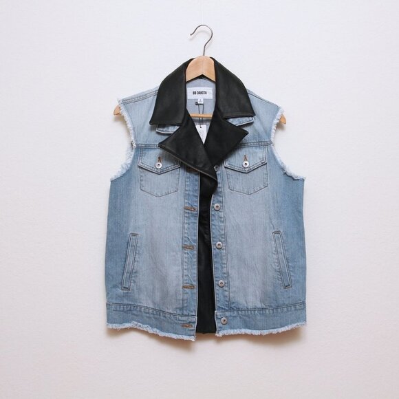 NWT BB Dakota Rebel Denim Vest - Picture 4 of 9